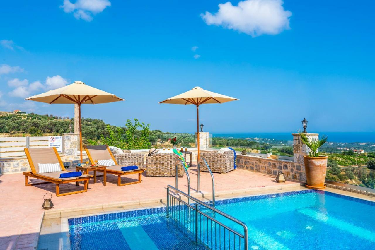 New Villa Kantifes 4 Families Or Couples With Private Pool & Bbq Kirianna Экстерьер фото