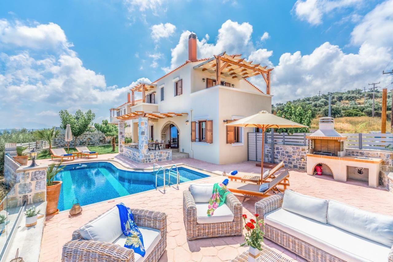 New Villa Kantifes 4 Families Or Couples With Private Pool & Bbq Kirianna Экстерьер фото